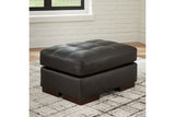 Luigi Thunder Oversized Chair and Ottoman -  Ashley - Luna Furniture