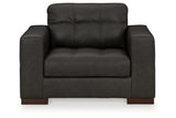 Luigi Thunder Sofa, Loveseat, Oversized Chair and Ottoman -  Ashley - Luna Furniture