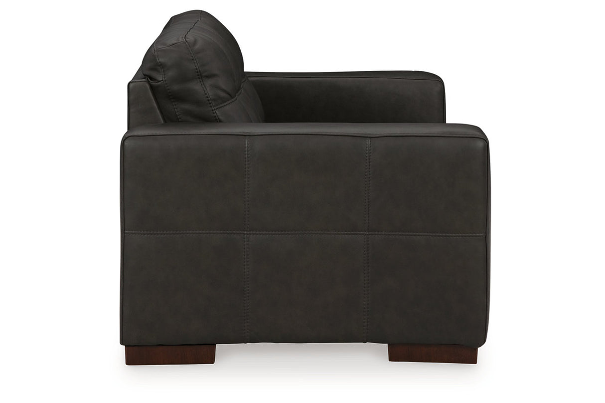 Luigi Thunder Sofa, Loveseat, Oversized Chair and Ottoman -  Ashley - Luna Furniture