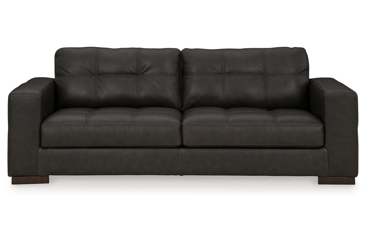 Luigi Thunder Sofa, Loveseat, Oversized Chair and Ottoman -  Ashley - Luna Furniture