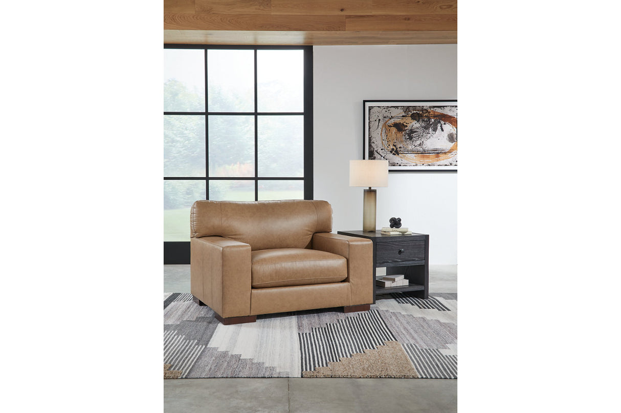 Lombardia Tumbleweed Oversized Chair and Ottoman -  Ashley - Luna Furniture