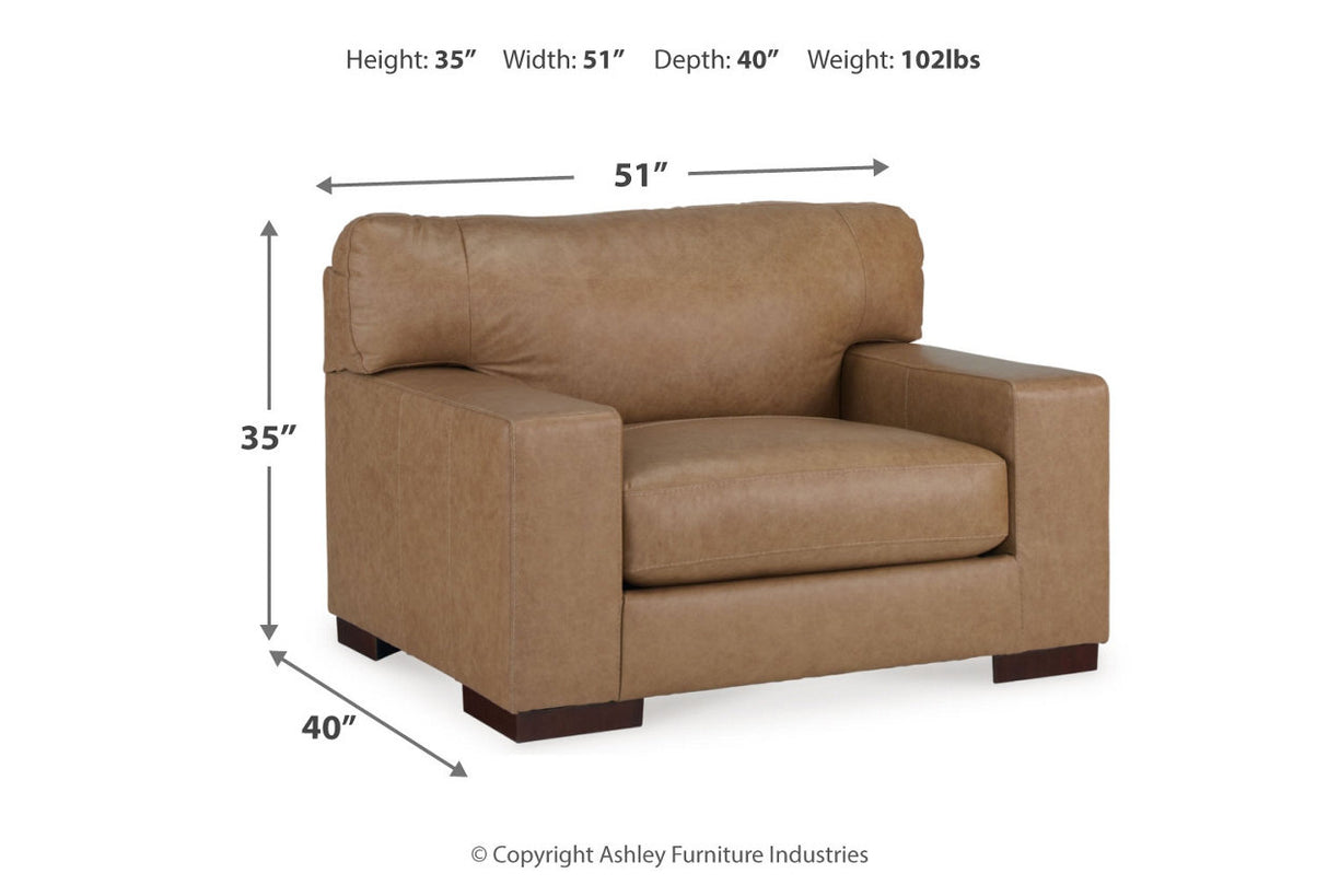 Lombardia Tumbleweed Sofa, Loveseat, Oversized Chair and Ottoman from Ashley - Luna Furniture