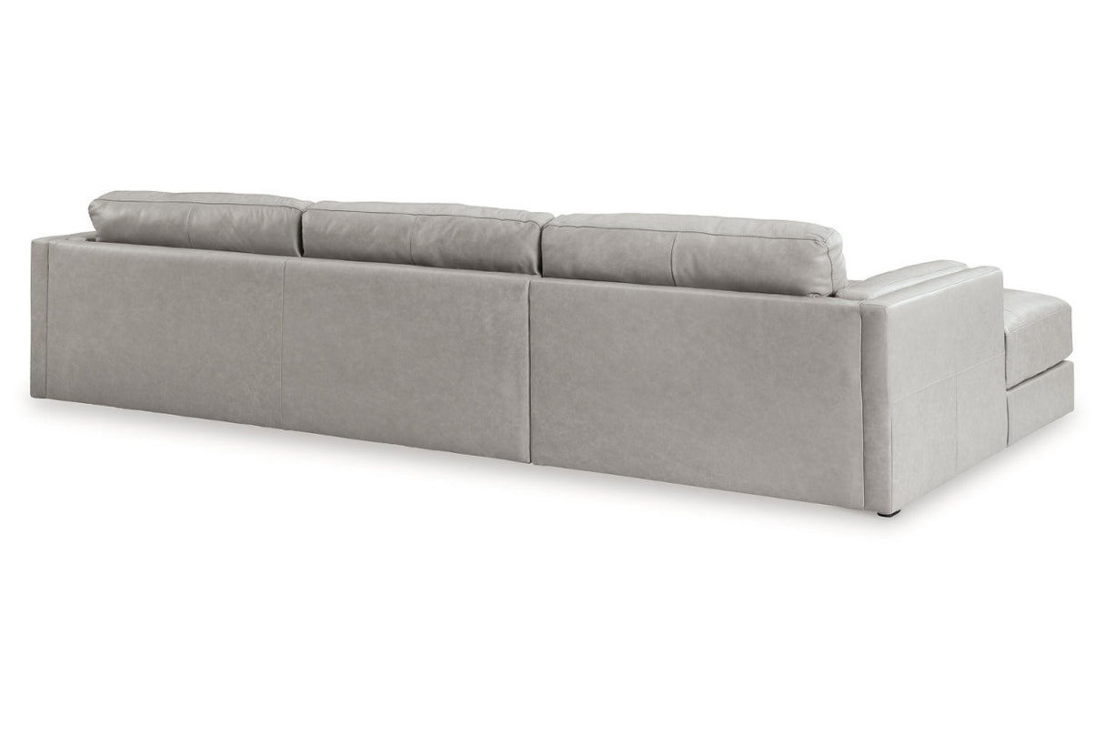 Amiata Glacier 2-Piece Sectional with Chaise from Ashley - Luna Furniture