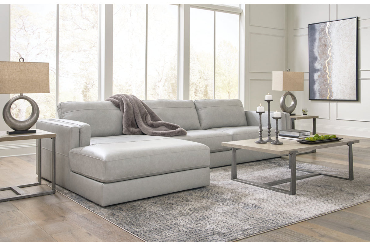 Amiata Glacier 2-Piece Sectional with Chaise from Ashley - Luna Furniture