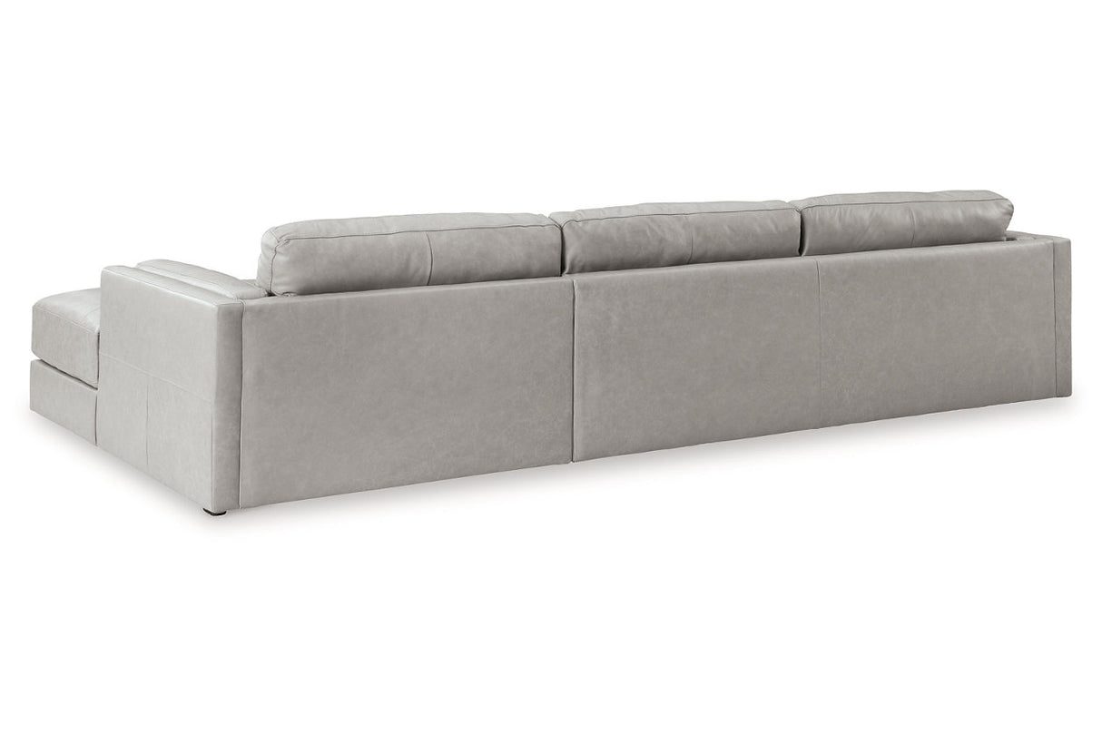 Amiata Glacier 2-Piece Sectional with Chaise from Ashley - Luna Furniture