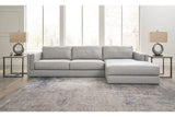 Amiata Glacier 2-Piece Sectional with Chaise from Ashley - Luna Furniture