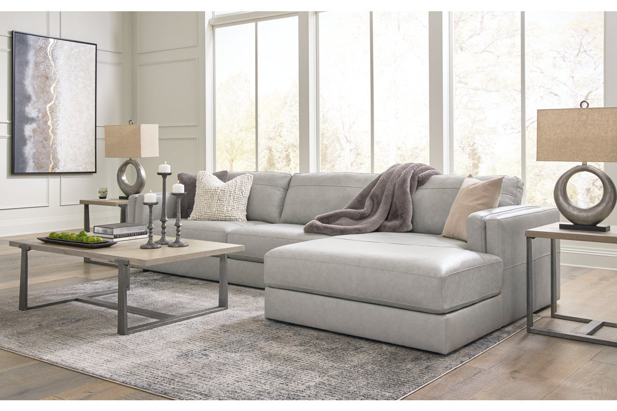 Amiata Glacier 2-Piece Sectional with Chaise from Ashley - Luna Furniture