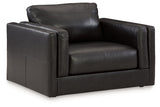 Amiata Onyx Oversized Chair and Ottoman from Ashley - Luna Furniture