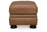 Carianna Caramel Oversized Chair and Ottoman -  Ashley - Luna Furniture