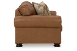 Carianna Caramel Sofa, Loveseat, Oversized Chair and Ottoman -  Ashley - Luna Furniture