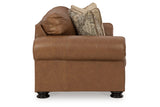 Carianna Caramel Sofa, Loveseat, Oversized Chair and Ottoman -  Ashley - Luna Furniture