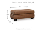 Carianna Caramel Sofa, Loveseat, Oversized Chair and Ottoman -  Ashley - Luna Furniture