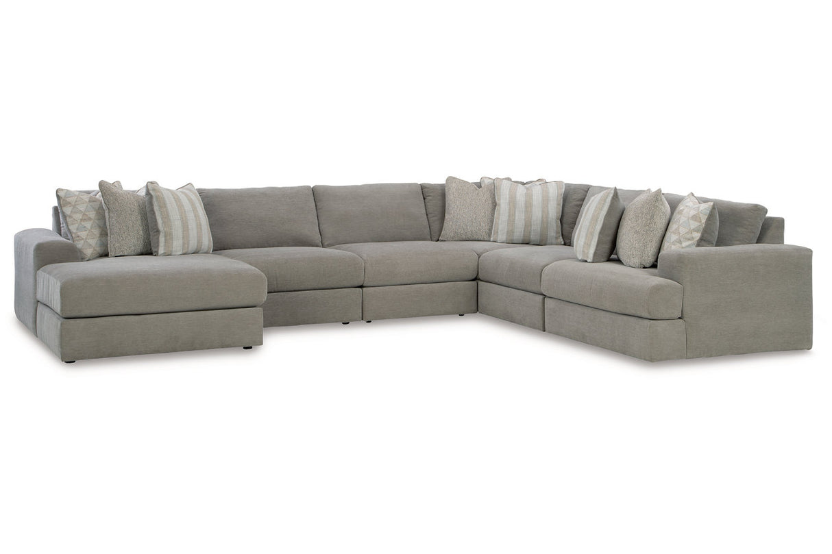 Avaliyah Ash 6-Piece Sectional from Ashley - Luna Furniture