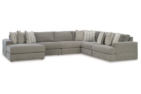 Avaliyah Ash 6-Piece Sectional -  Ashley - Luna Furniture