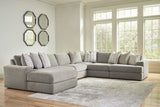 Avaliyah Ash 6-Piece Sectional from Ashley - Luna Furniture