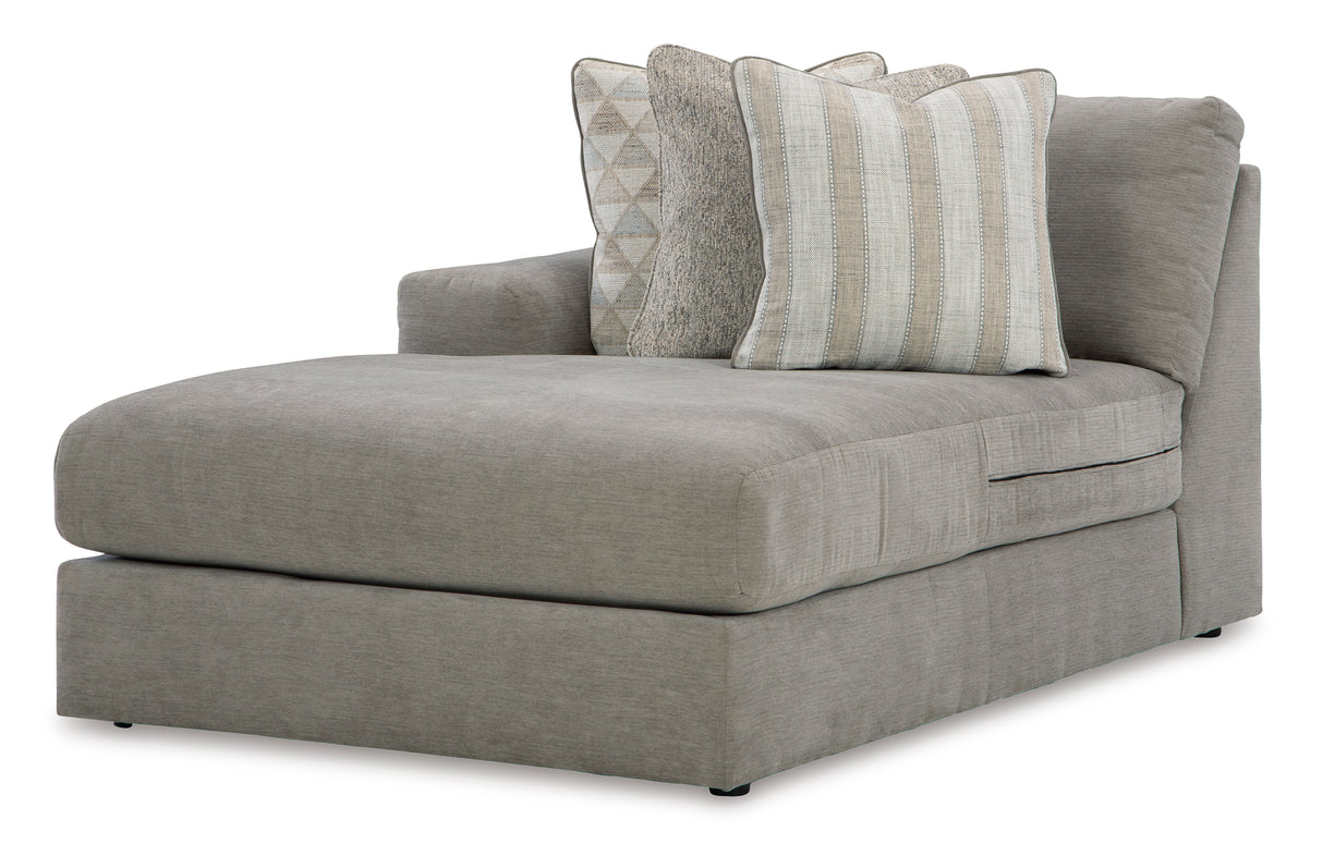 Avaliyah Ash 2-Piece LAF Chaise Sectional -  Ashley - Luna Furniture