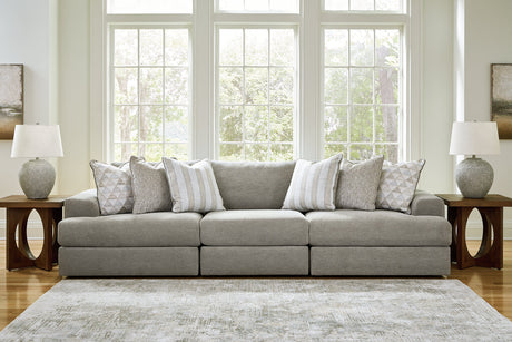 Avaliyah Ash 3-Piece Sectional Sofa -  Ashley - Luna Furniture