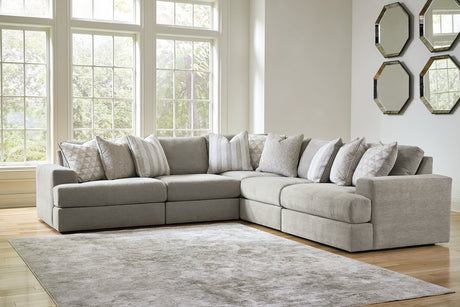 Avaliyah Ash 5-Piece Sectional -  Ashley - Luna Furniture