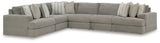 Avaliyah Ash 6-Piece Sectional -  Ashley - Luna Furniture