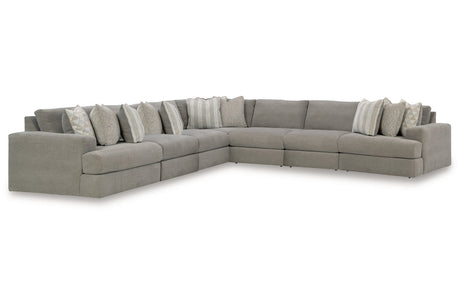 Avaliyah Ash 7-Piece Sectional -  Ashley - Luna Furniture