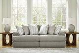 Avaliyah Ash 2-Piece Sectional Loveseat from Ashley - Luna Furniture