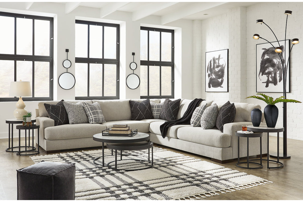 Artsie Ash 3-Piece Sectional -  Ashley - Luna Furniture