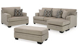 Stonemeade  Sofa Chaise, Oversized Chair, and Ottoman -  Ashley - Luna Furniture