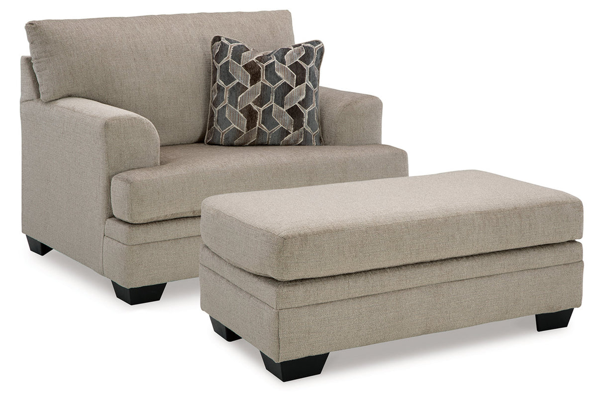 Stonemeade  Oversized Chair and Ottoman -  Ashley - Luna Furniture