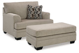 Stonemeade  Oversized Chair and Ottoman -  Ashley - Luna Furniture