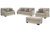 Stonemeade  Sofa, Loveseat, Oversized Chair and Ottoman -  Ashley - Luna Furniture