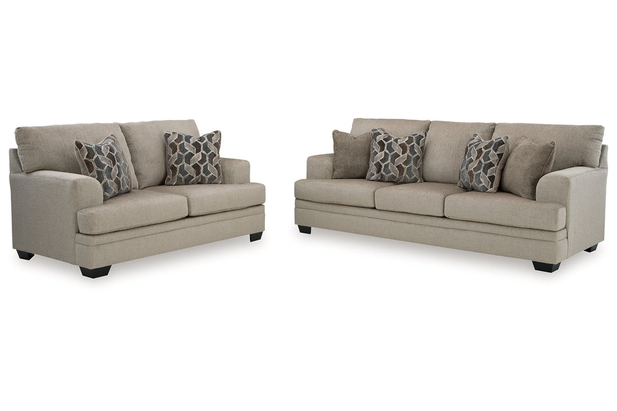 Stonemeade Taupe Living Room Set -  Ashley - Luna Furniture