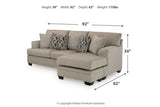 Stonemeade  Sofa Chaise, Oversized Chair, and Ottoman -  Ashley - Luna Furniture