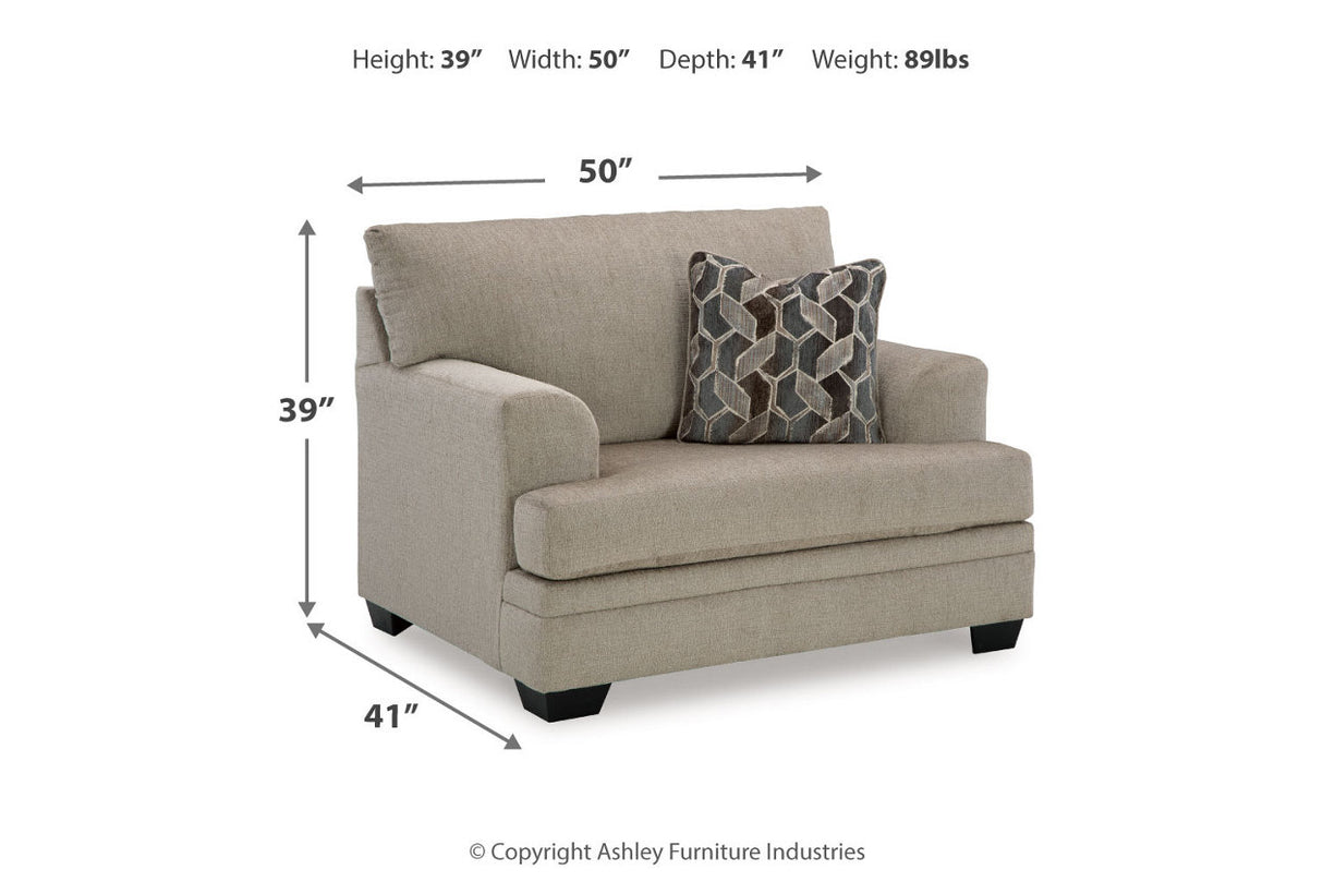 Stonemeade  Oversized Chair and Ottoman -  Ashley - Luna Furniture