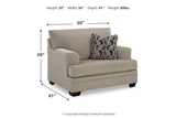 Stonemeade  Oversized Chair and Ottoman -  Ashley - Luna Furniture