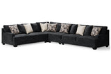 Lavernett Charcoal 4-Piece Sectional -  Ashley - Luna Furniture