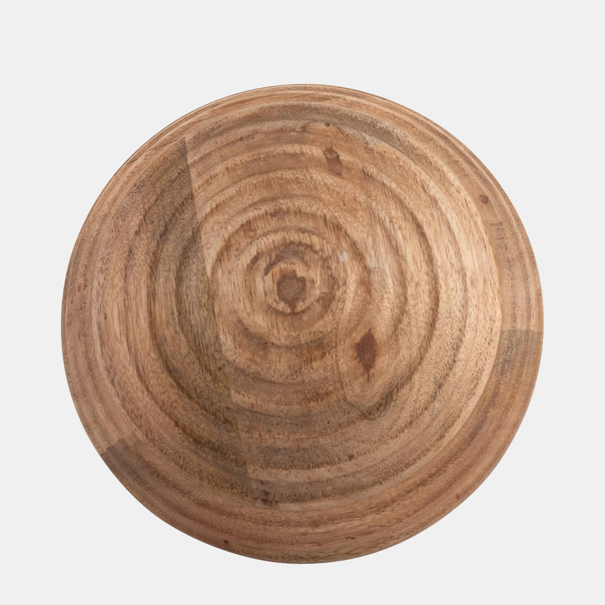 6" Wooden Orb W/ Ridges, Natural from Sagebrook Home - Luna Furniture