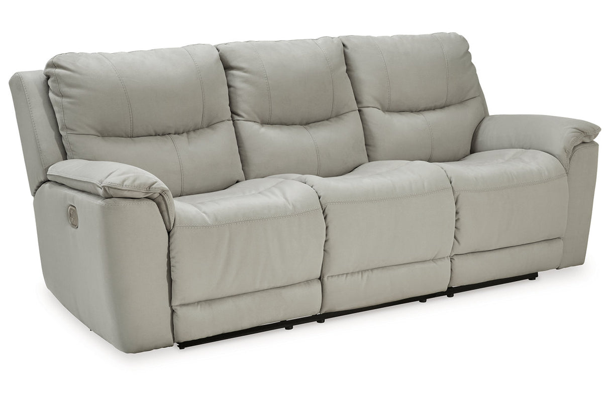 Next-Gen Gaucho Fossil Power Reclining Sofa and Loveseat -  Ashley - Luna Furniture