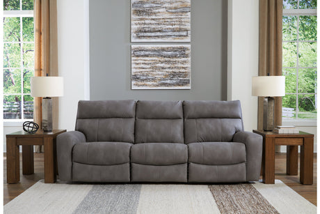 Next-Gen DuraPella Slate 3-Piece Power Reclining Sectional Sofa -  Ashley - Luna Furniture