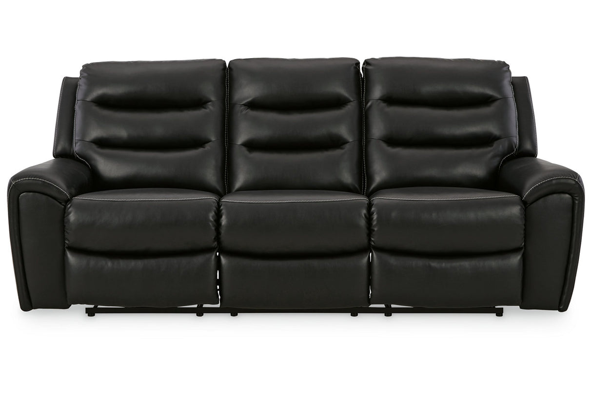 Warlin Black Power Reclining Sofa, Loveseat and Recliner -  Ashley - Luna Furniture