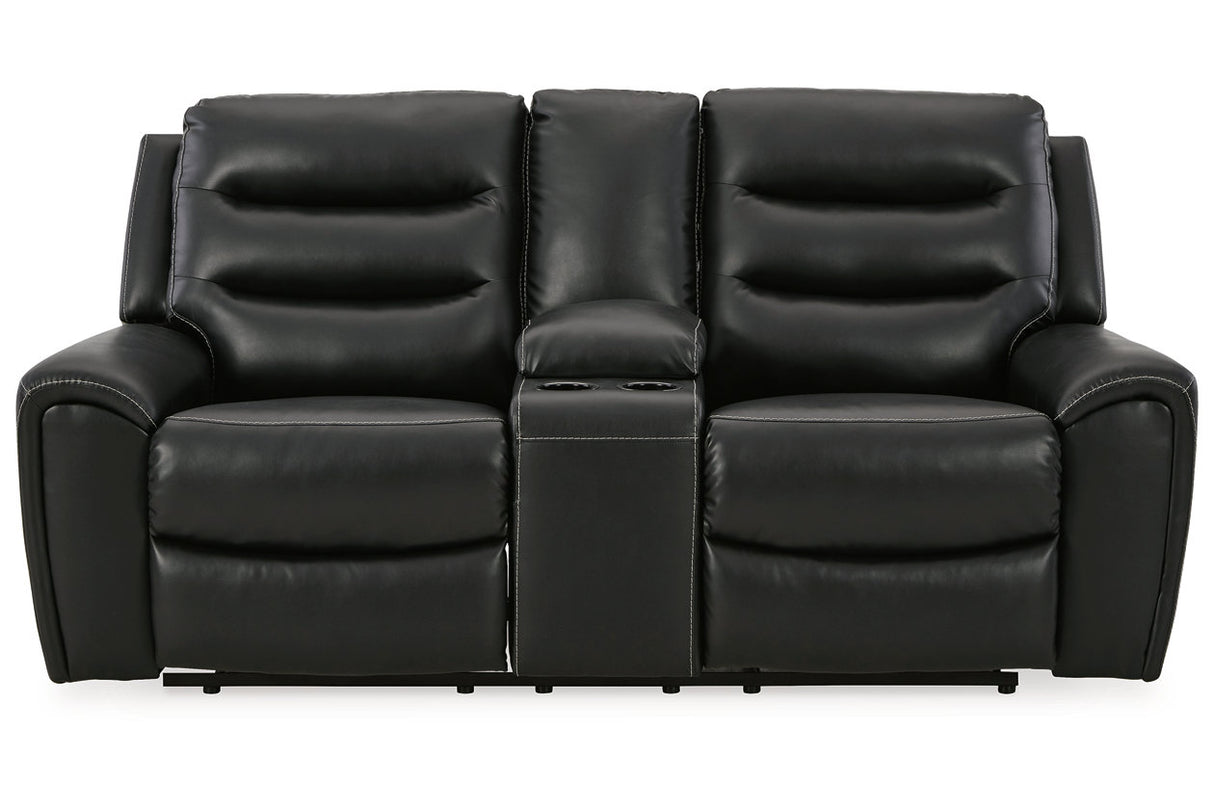 Warlin Black Power Reclining Sofa, Loveseat and Recliner -  Ashley - Luna Furniture