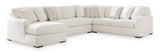 Chessington Ivory 4-Piece LAF Chaise Sectional from Ashley - Luna Furniture