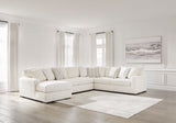 Chessington Ivory 4-Piece LAF Chaise Sectional from Ashley - Luna Furniture