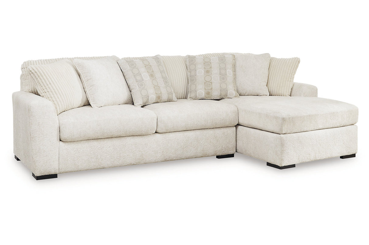 Chessington Ivory 2-Piece Sectional with Chaise from Ashley - Luna Furniture