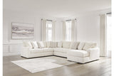 Chessington Ivory 4-Piece Sectional with Chaise from Ashley - Luna Furniture