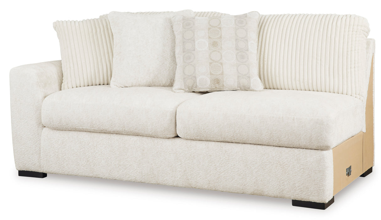 Chessington Ivory 4-Piece RAF Chaise Sectional -  Ashley - Luna Furniture