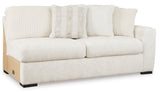 Chessington Ivory 4-Piece LAF Chaise Sectional from Ashley - Luna Furniture