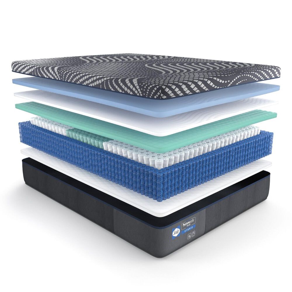 Sealy® Posturepedic® Plus Hybrid High Point Firm Mattress, Cal King Size from Sealy - Luna Furniture