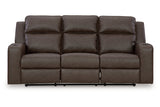 Lavenhorne Umber Reclining Sofa, Loveseat and Recliner -  Ashley - Luna Furniture