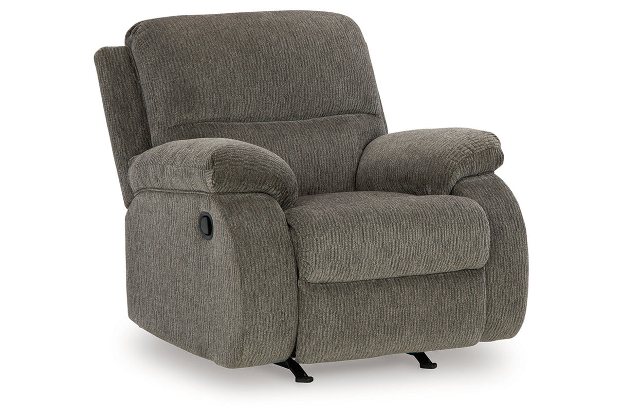 Scranto Brindle Reclining Loveseat and Recliner -  Ashley - Luna Furniture