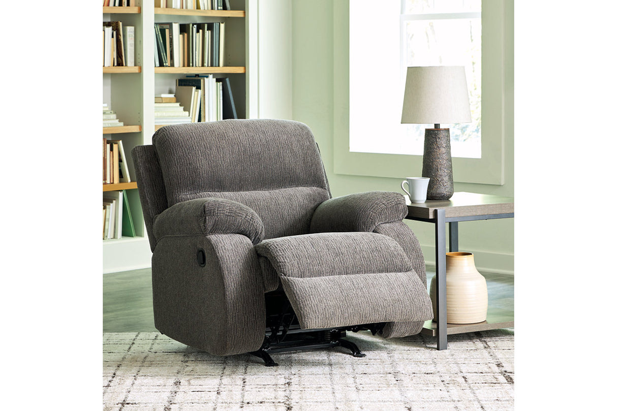 Scranto Brindle Reclining Sofa, Loveseat and Recliner -  Ashley - Luna Furniture